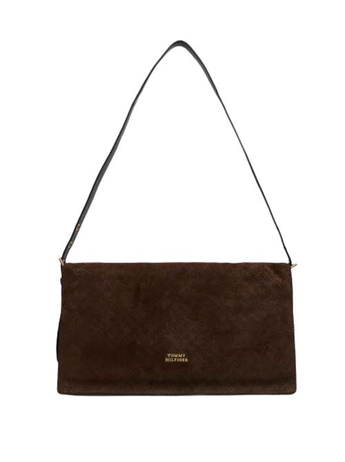 Borsa in pelle con catena Tommy Hilfiger | AW0AW19204GUG